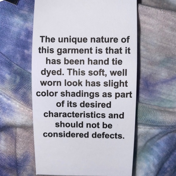 Nine West Lottie Tie Dye T-shirt Large - Picture 4 of 4